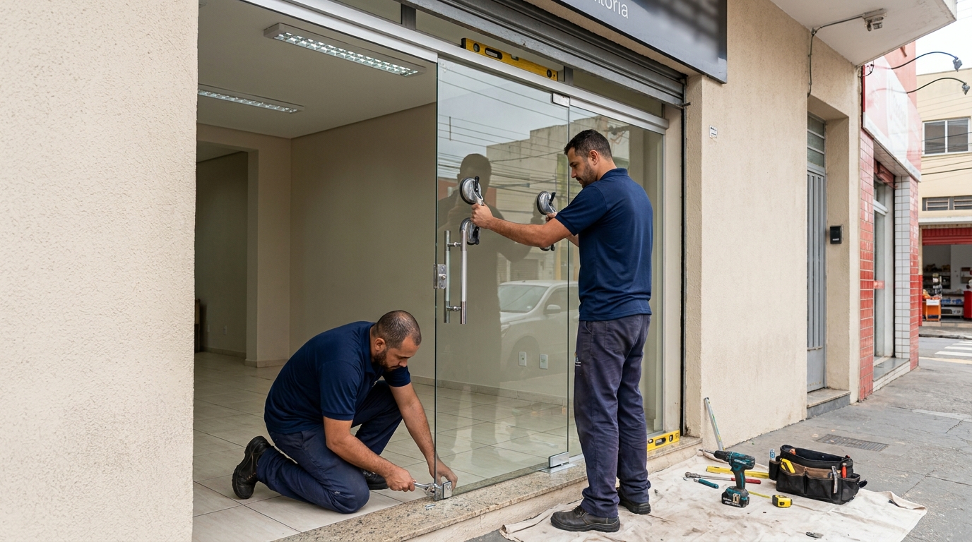 Portas Residenciais e Comerciais em Praia Grande‑SP