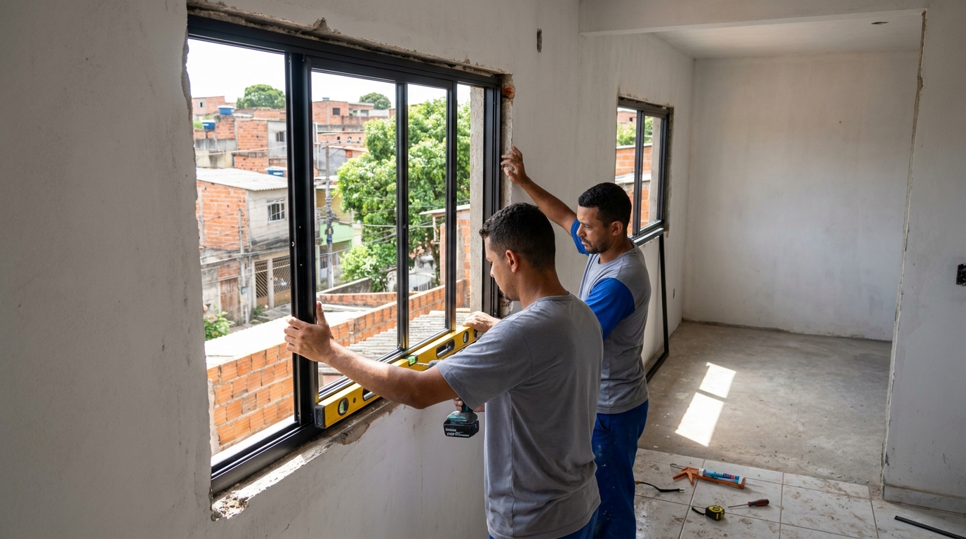 Produção de Portas e Janelas em Praia Grande‑SP